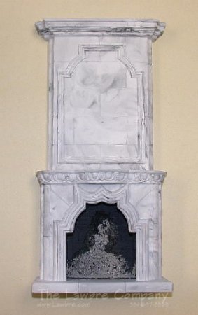 1098 - Framed Fireplace