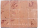1024 - 1'' Square Flooring Tiles - Travertine (60 pcs.)
