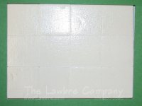 1027 - 1'' Square Flooring Tiles - White (60 pcs.)