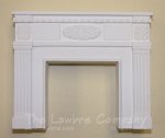1050 - Federal Fireplace, White