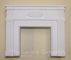 1050 - Federal Fireplace, White 1050 - Federal Fireplace, White
