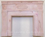 1052 - Federal Fireplace, Golden Cream Marbled