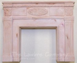 1052 - Federal Fireplace, Golden Cream Marbled 1052 - Federal Fireplace, Golden Cream Marbled