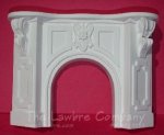 1056 - Victorian Fireplace, White