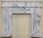 1067 - French Console Fireplace, Black Marbled