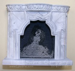 1098a - Framed Fireplace, Lower Mantle Only