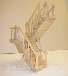 1176 - One-Landing Staircase, Right Turn 180 Degrees