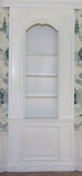 AE281 - Lighted Corner Cabinet Display