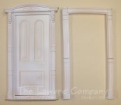 AE311 - Arched Panel Door w/Solid Panels