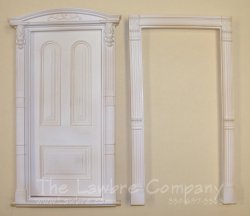 AE311 - Arched Panel Door w/Solid Panels