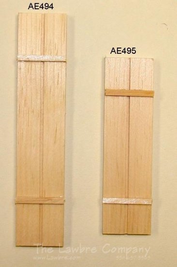 AE495 - Small ''Wood'' Shutter - Click Image to Close