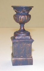 AE805a - Small Pedestal (no panels) w/Westpoint Urn - “Copper”