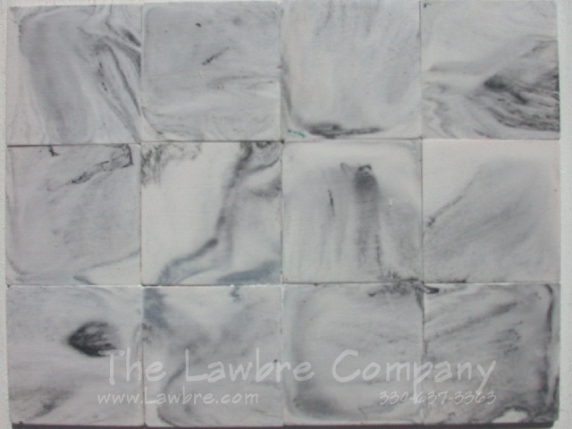 1028 - 1'' Square Flooring Tiles - Black ''Marble'' (60 pcs.) - Click Image to Close