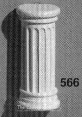 AE566 - Round Fluted Pedestal - Click Image to Close